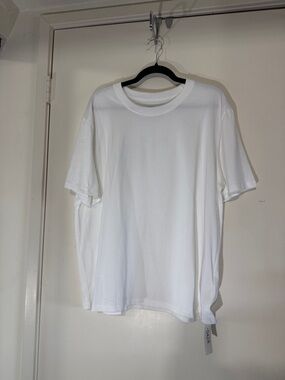 Commense White 100% Cotton Short Sleeve Crewneck Tee Size XL New With Tags